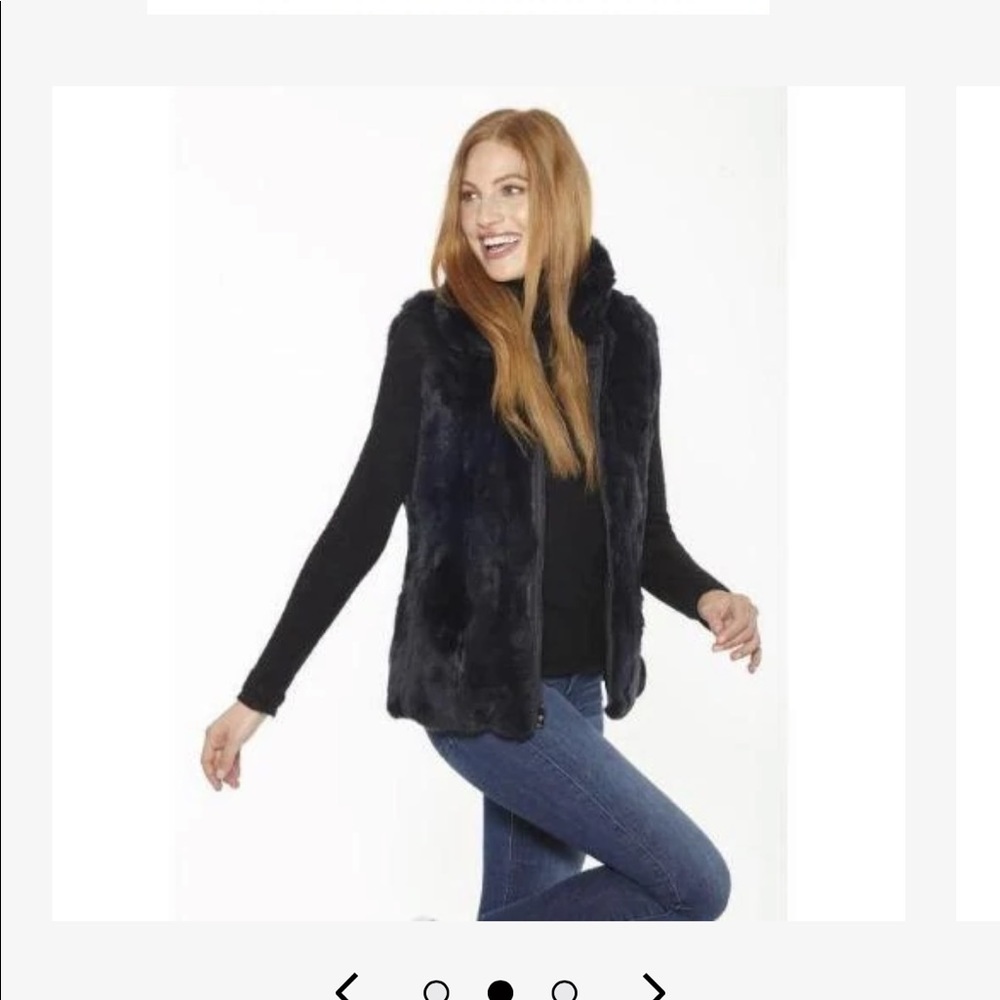 Linda Richards Fur Vest